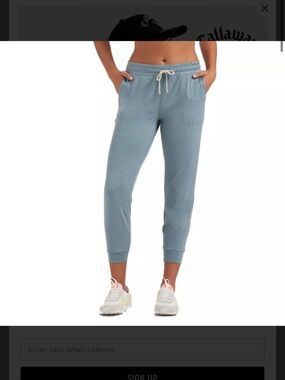 Vuori Slate Blue Drawstring Joggers